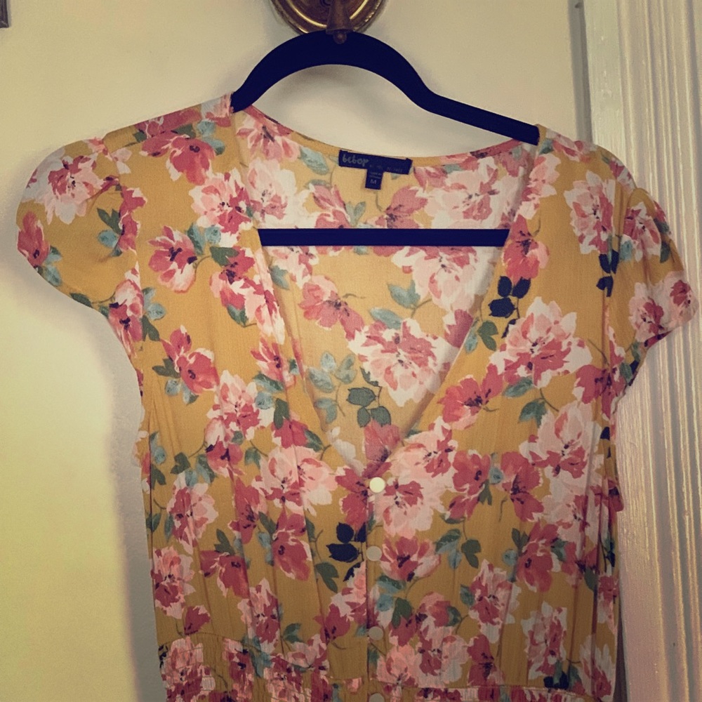 Bebop Juniors Floral Print Dress